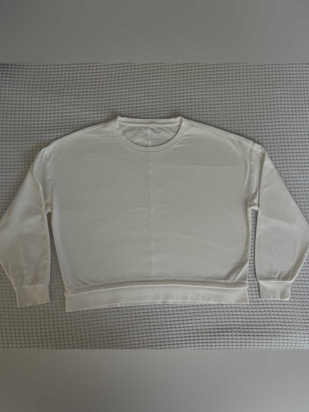 Athleta Cream Crewneck Sweatshirt